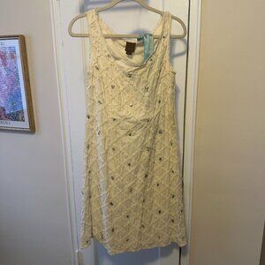 Elegant Cream Mini Dress